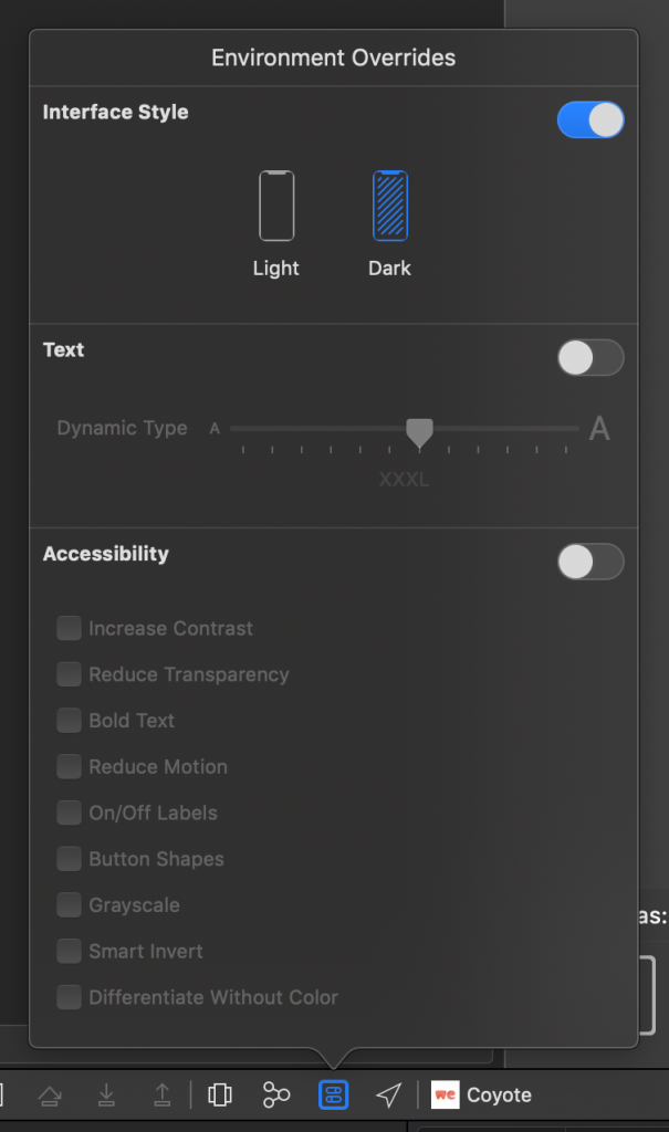 Inverted colors notification bar in dark mode